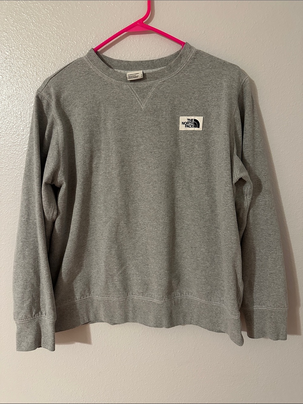 The North Face Women’s Light Grey Crewneck Sweatshirt